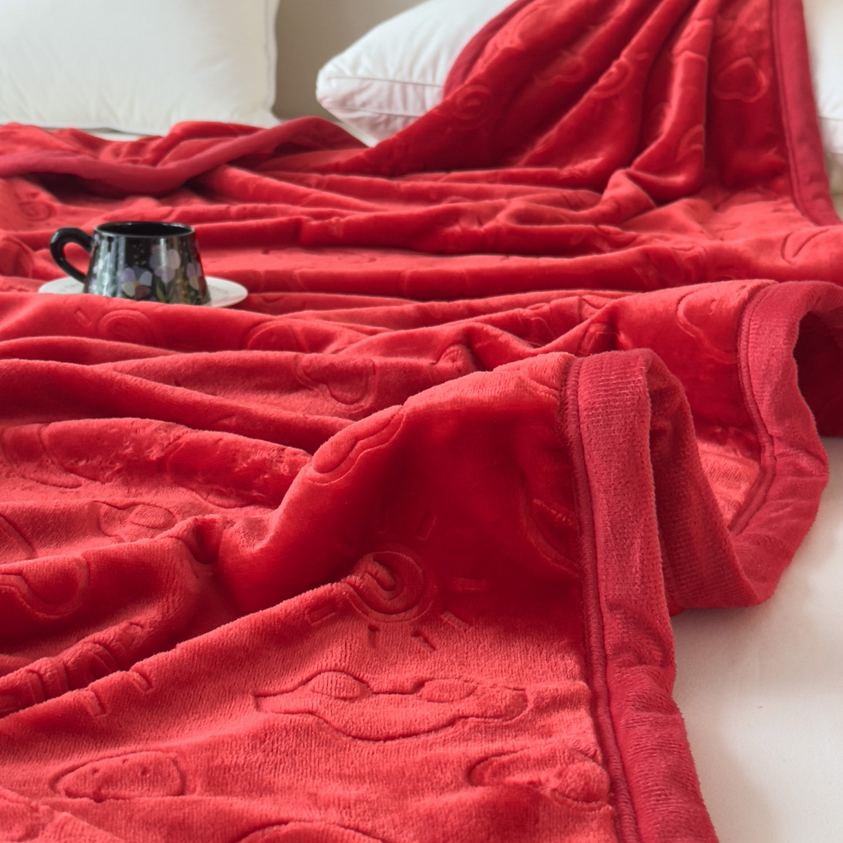 91家纺网 家纺一手货源 找家纺 （总）悦织湾家纺 2025新款加厚星星月岁云毯轻奢时尚毛毯盖毯四季毯被子跨境外贸出口直播热销款