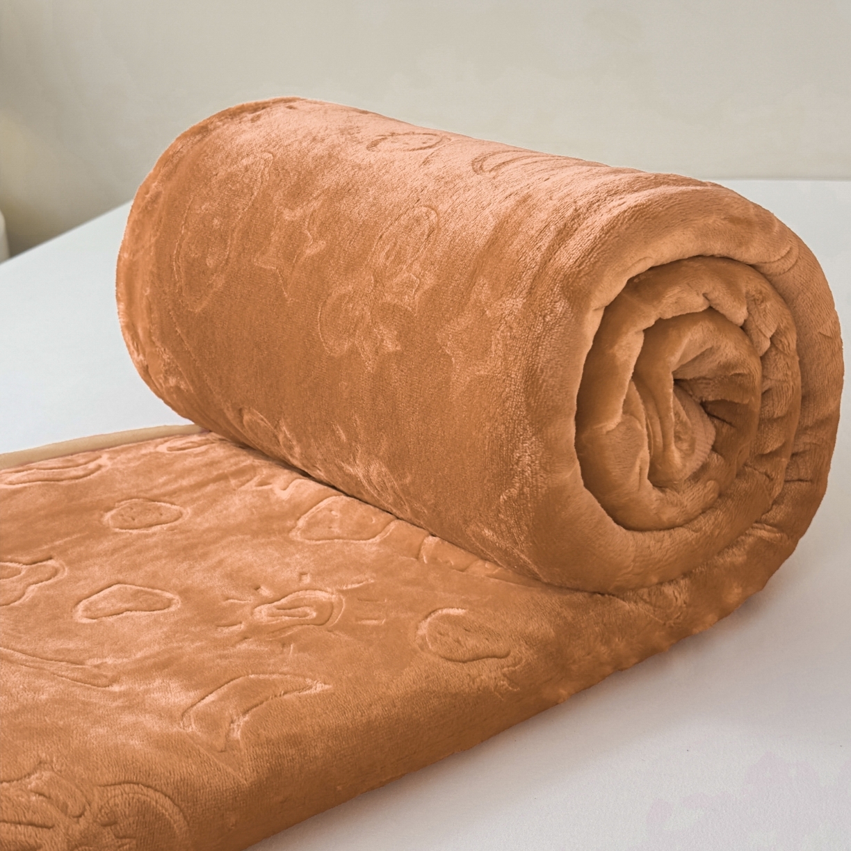 91家纺网 家纺一手货源 找家纺 悦织湾家纺 2025新款加厚星星月岁云毯轻奢时尚毛毯盖毯四季毯被子跨境外贸出口直播热销款 星星月岁云毯浅咖