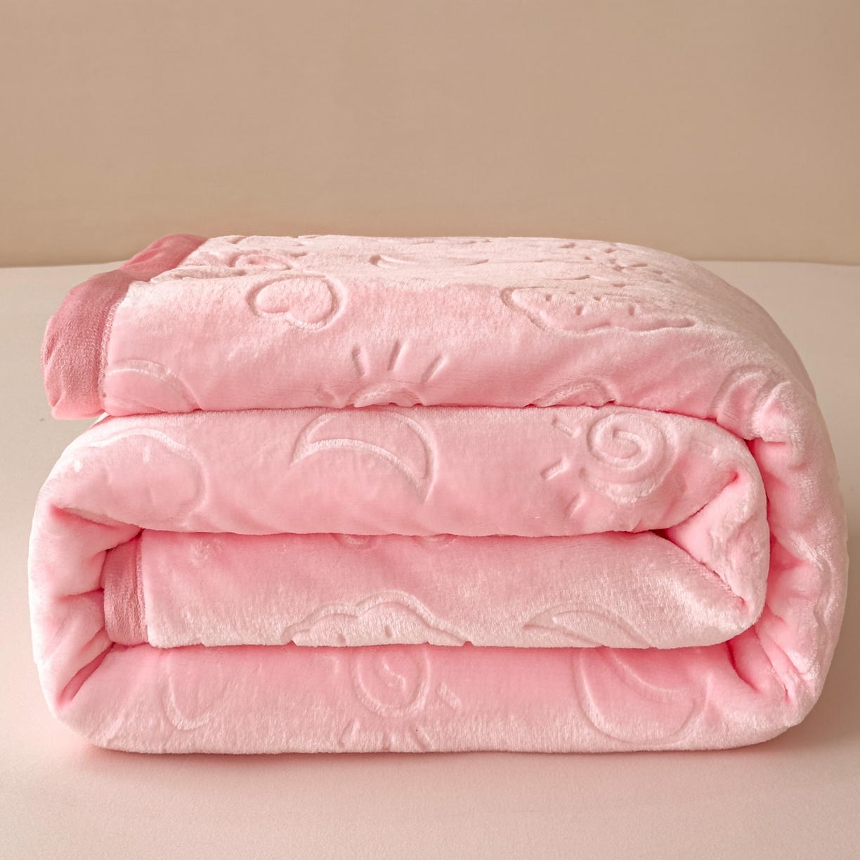 91家纺网 家纺一手货源 找家纺 悦织湾家纺 2025新款加厚星星月岁云毯轻奢时尚毛毯盖毯四季毯被子跨境外贸出口直播热销款 星星月岁云毯悠悠粉