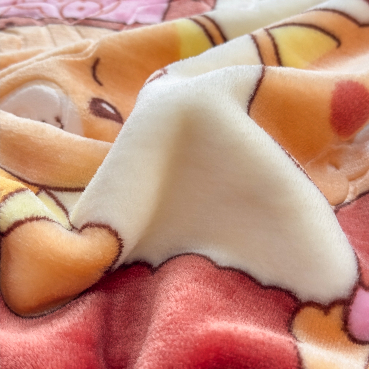 91家纺网 家纺一手货源 找家纺 悦织湾家纺 2025新款拉舍尔双层云绒童毯毯子卡通休闲沙发盖毯毛毯儿童婴幼儿宝宝小毯子 可爱小熊21#咖啡色