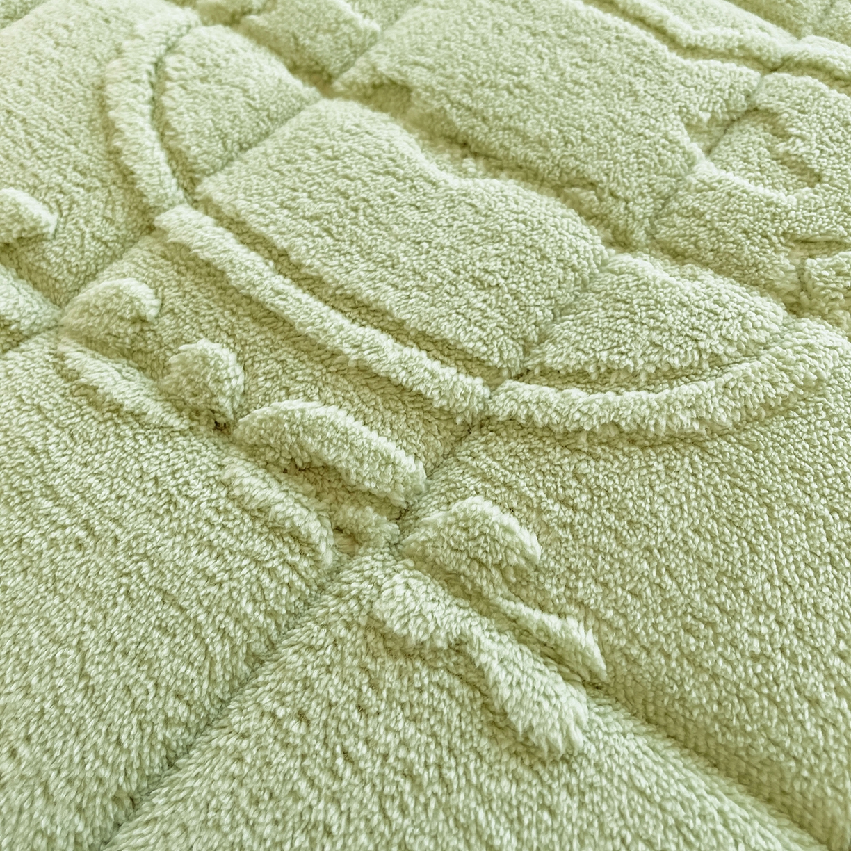 91家纺网 家纺一手货源 找家纺 予梦家纺 2025新款加厚塔芙绒床垫床褥床护垫（带卖点图和买家秀） 绅士熊 果绿