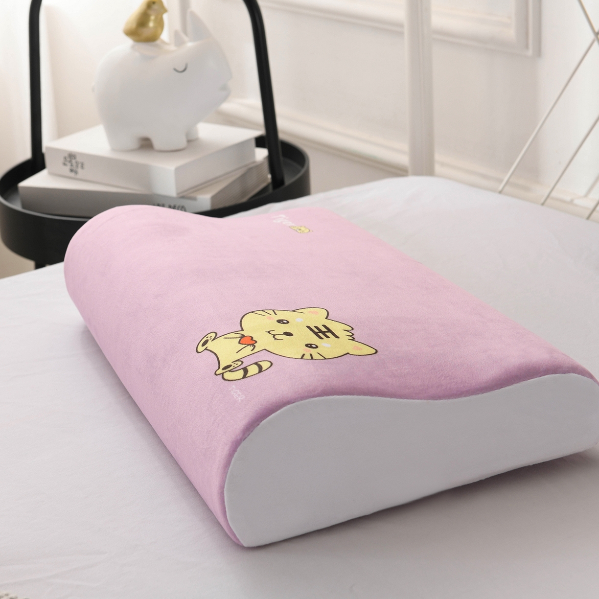 91家纺网 家纺一手货源 找家纺 小猫派 2025新款水晶绒12生肖枕套 虎