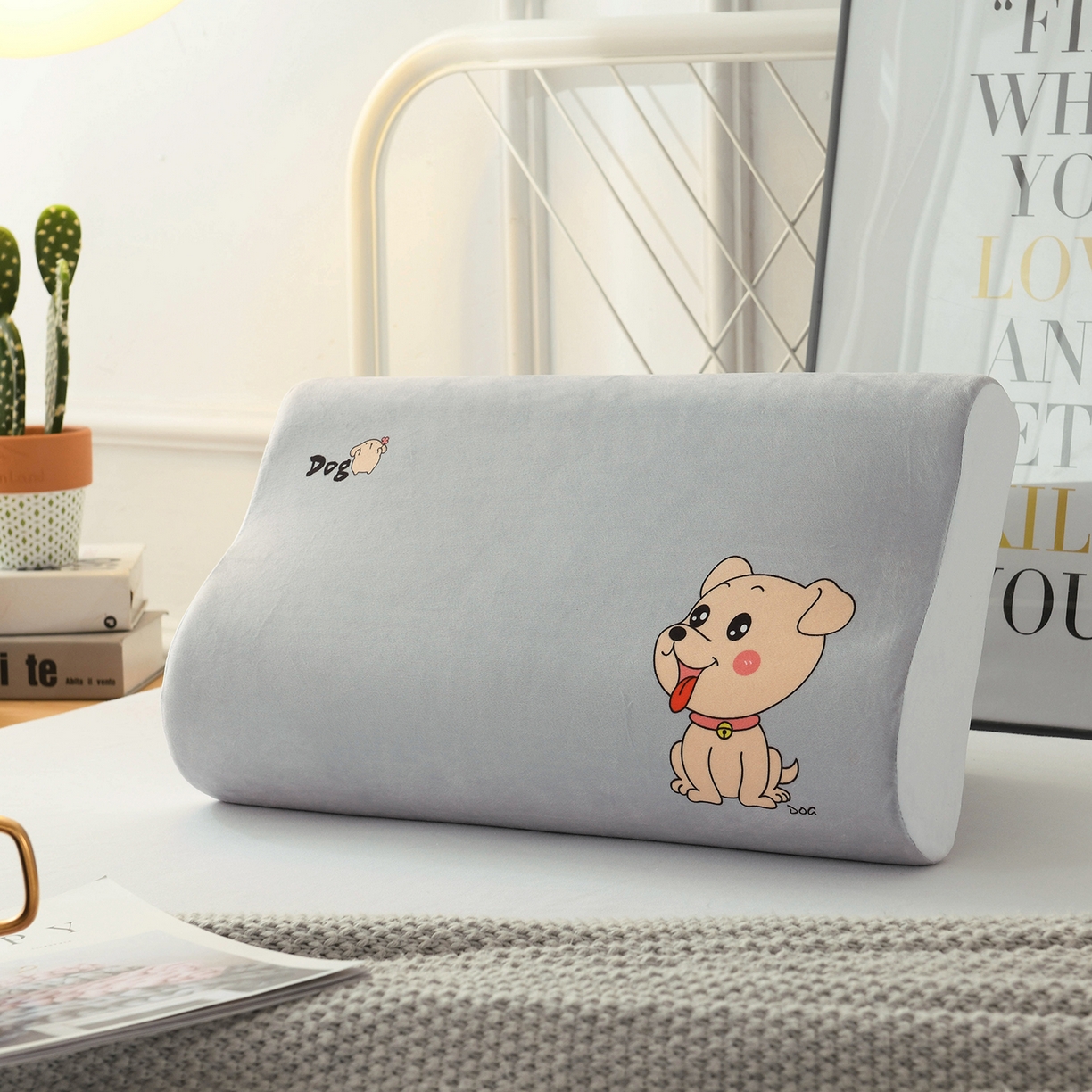 91家纺网 家纺一手货源 找家纺 小猫派 2025新款水晶绒12生肖枕套 狗