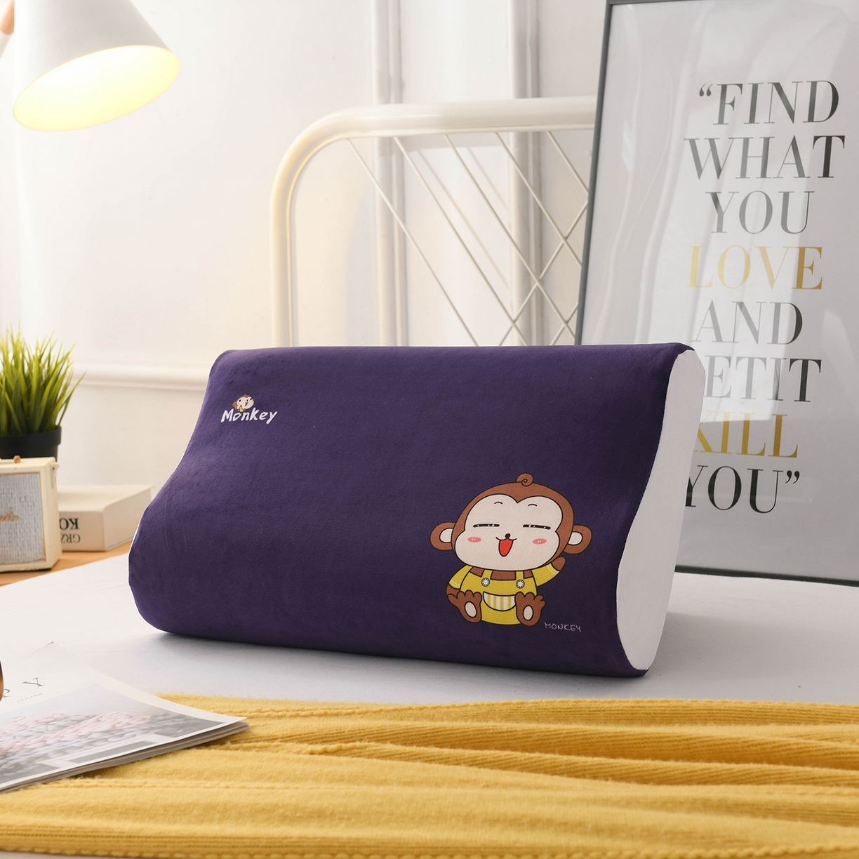 小猫派 2025新款水晶绒12生肖枕套 猴