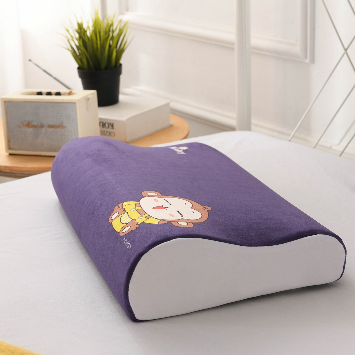 91家纺网 家纺一手货源 找家纺 小猫派 2025新款水晶绒12生肖枕套 猴