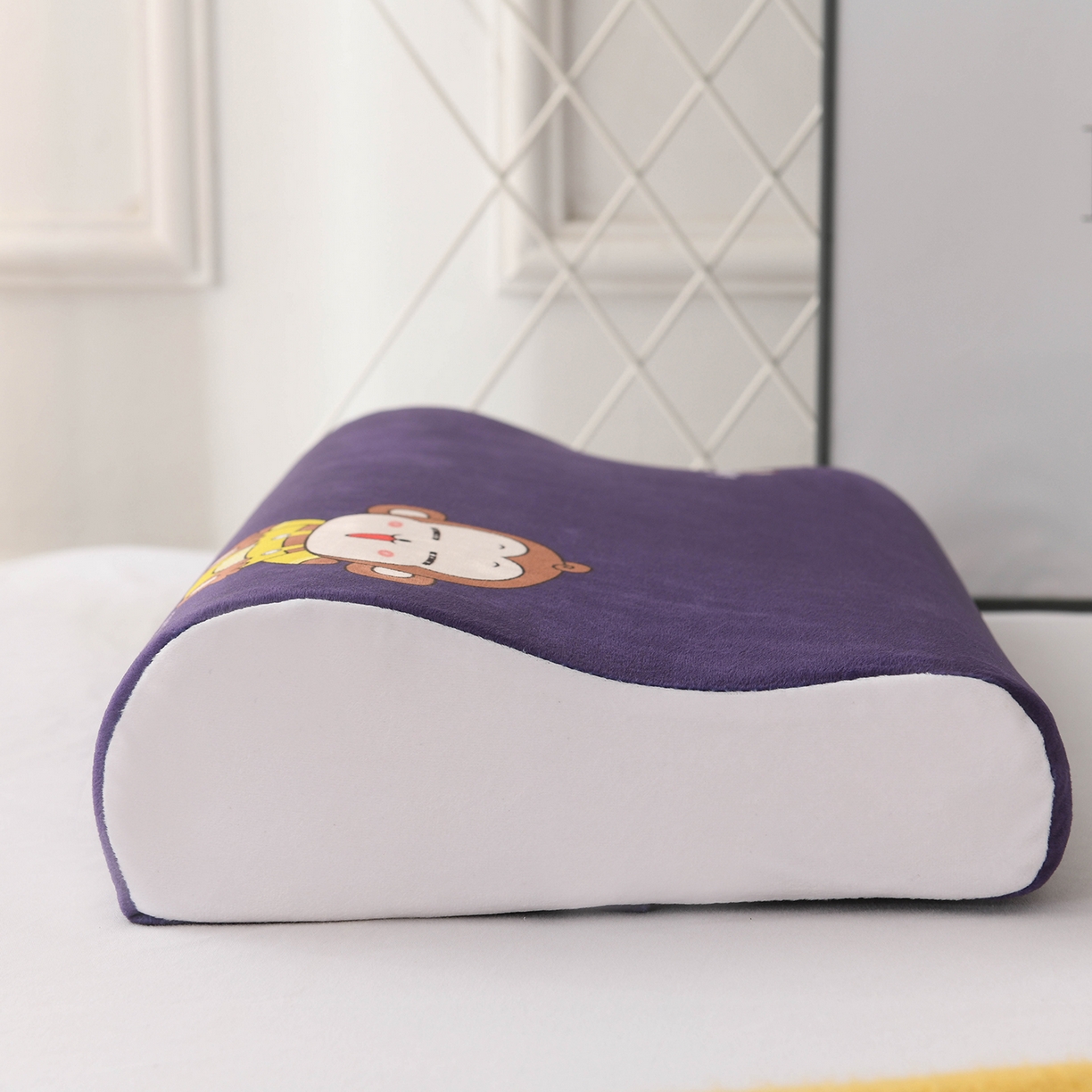 91家纺网 家纺一手货源 找家纺 小猫派 2025新款水晶绒12生肖枕套 猴