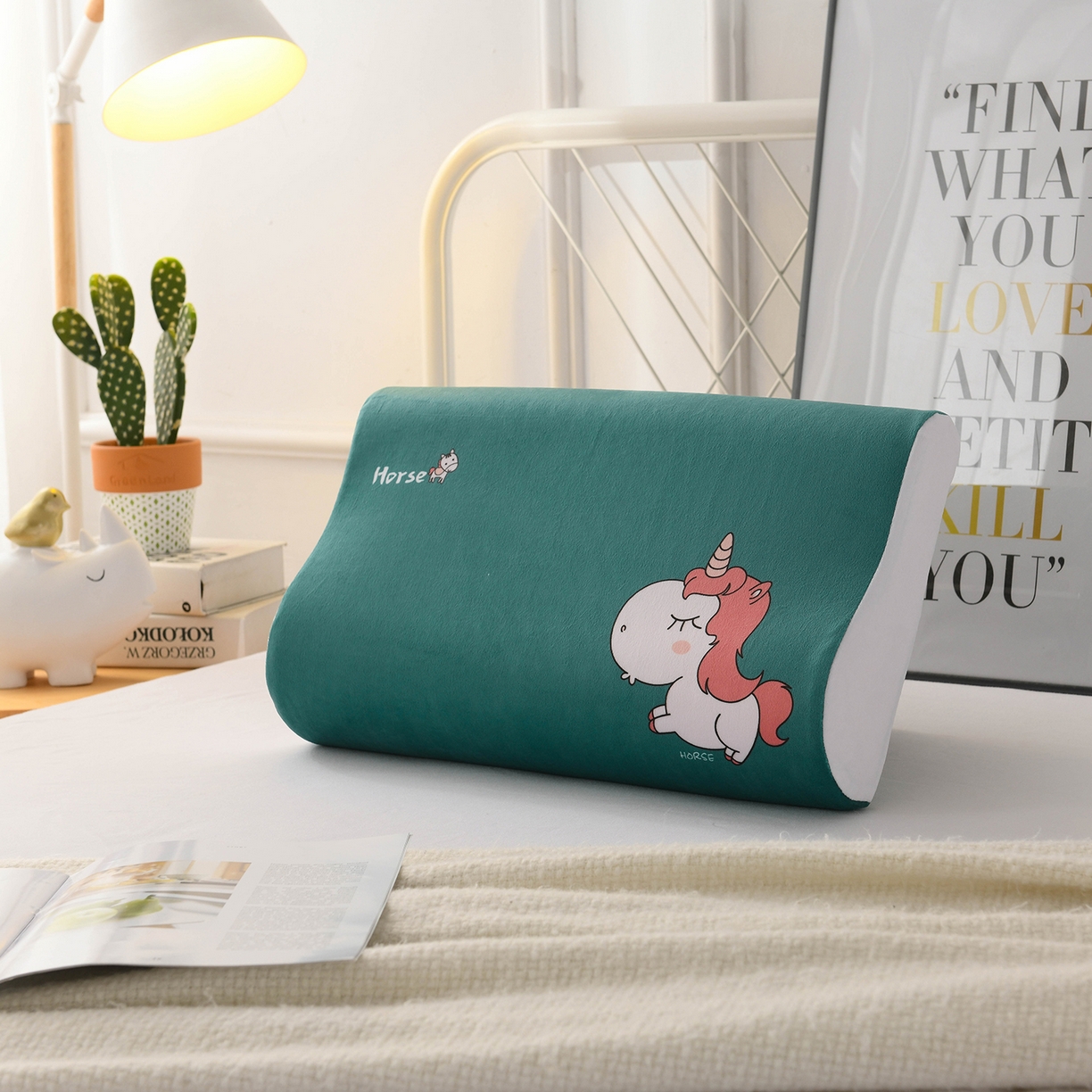 小猫派 2025新款水晶绒12生肖枕套 马