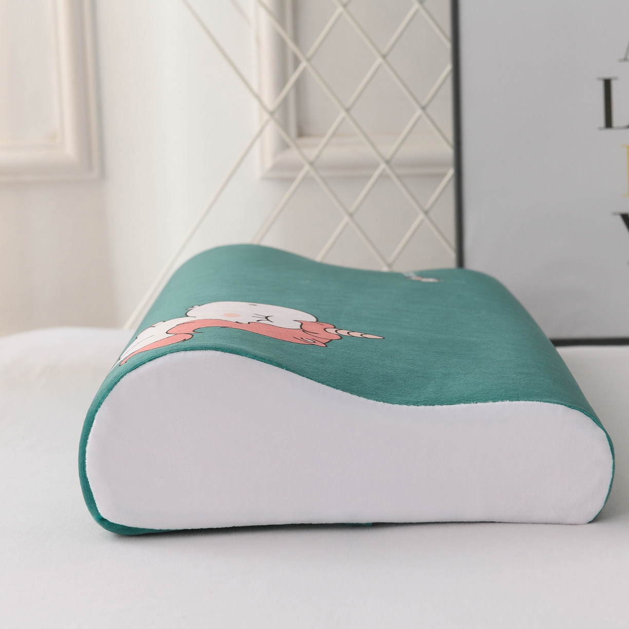 91家纺网 家纺一手货源 找家纺 小猫派 2025新款水晶绒12生肖枕套 马