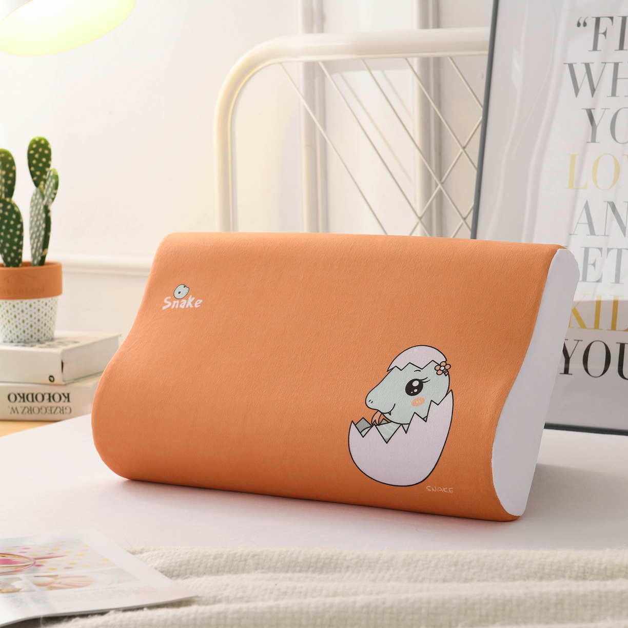 91家纺网 家纺一手货源 找家纺 小猫派 2025新款水晶绒12生肖枕套 蛇