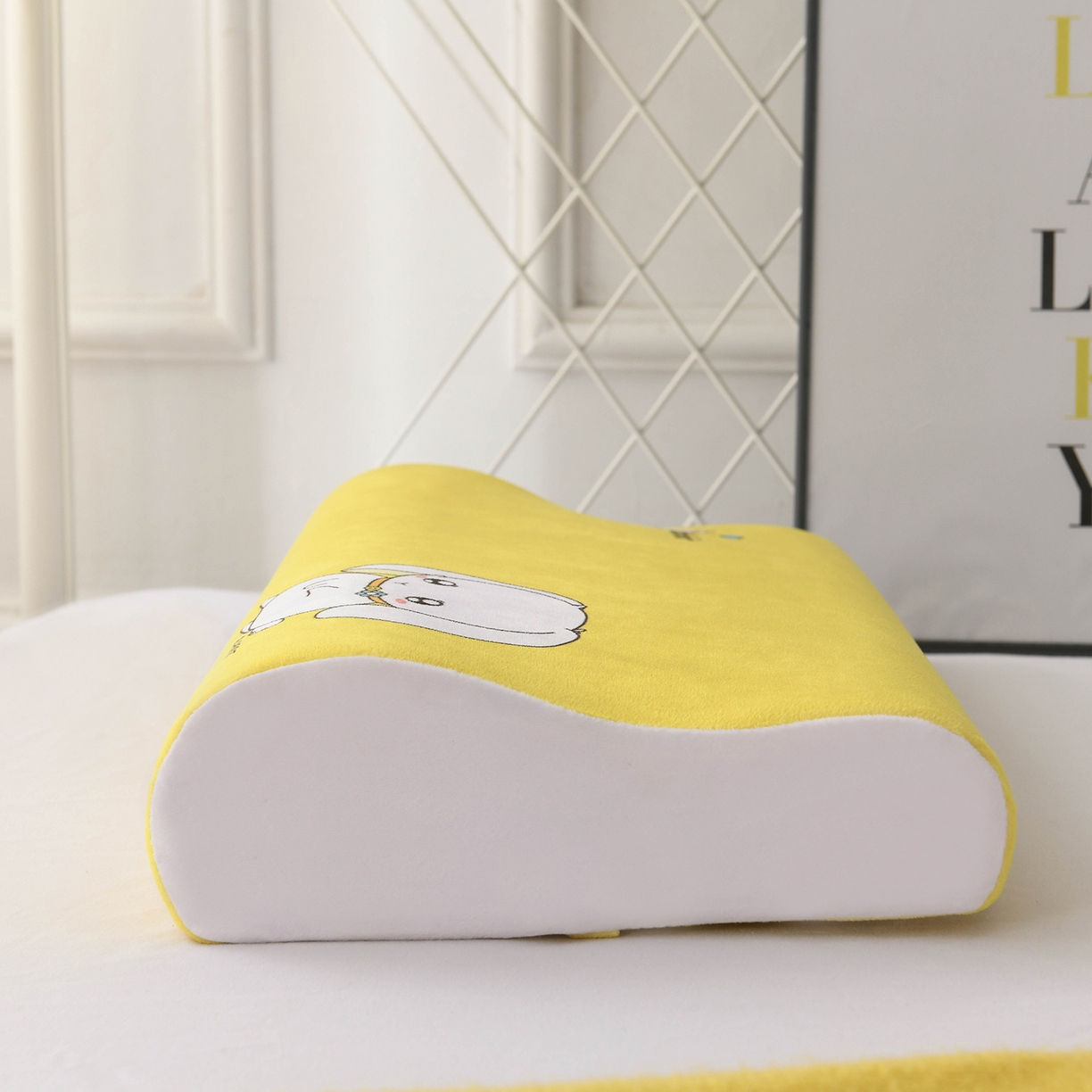 91家纺网 家纺一手货源 找家纺 小猫派 2025新款水晶绒12生肖枕套 兔