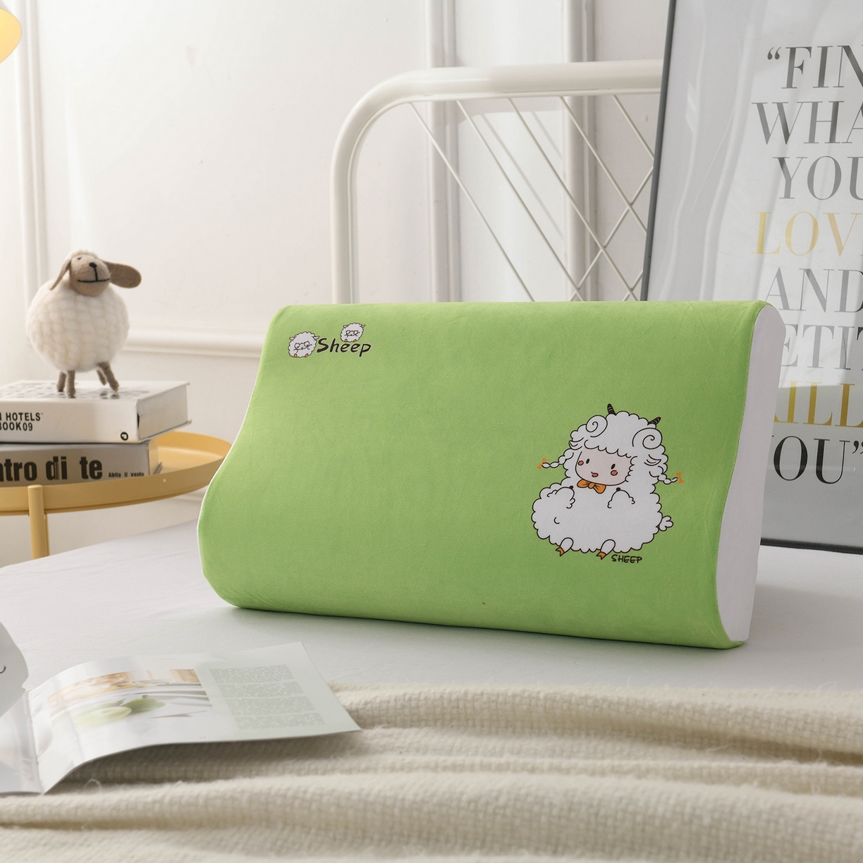 小猫派 2025新款水晶绒12生肖枕套 羊