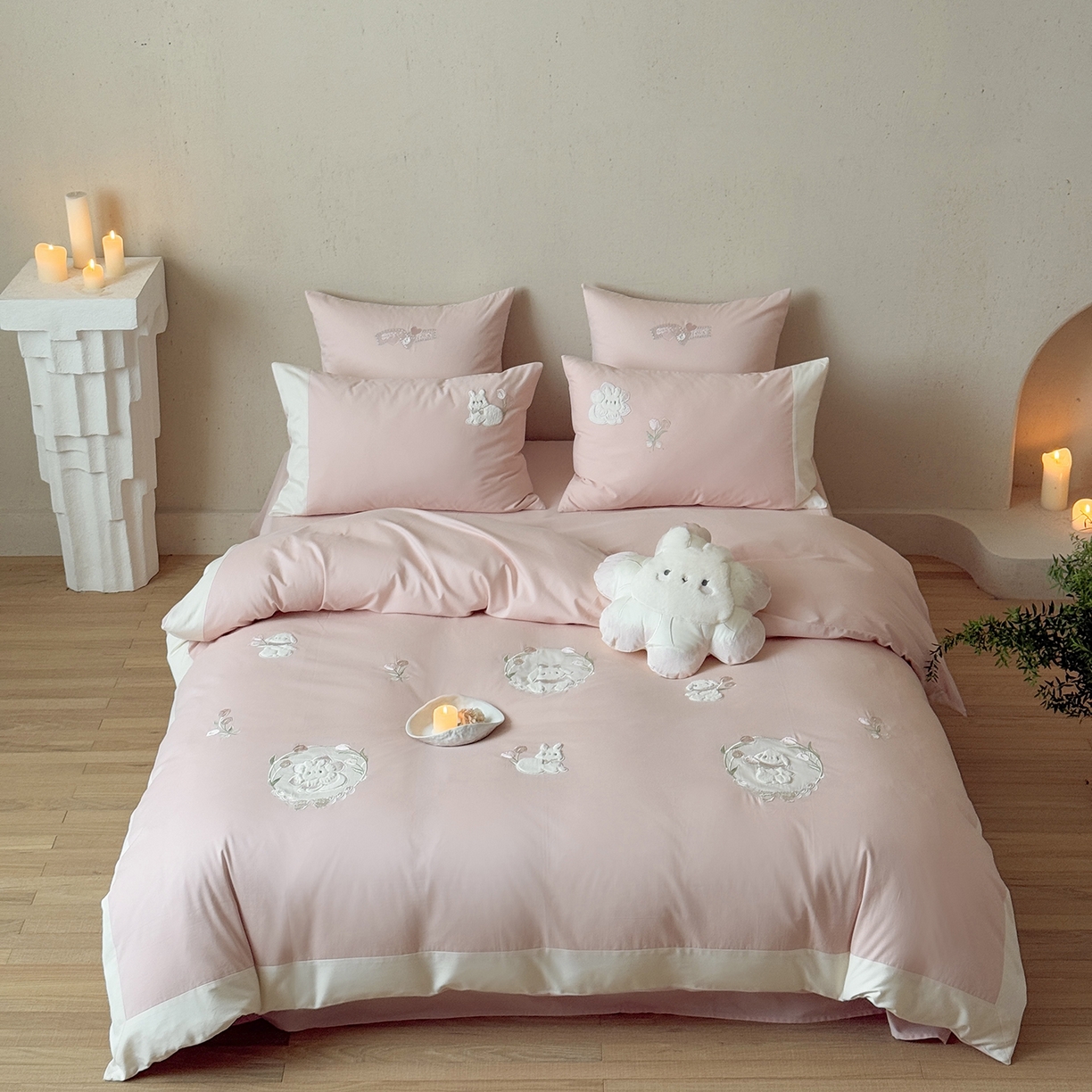 91家纺网 家纺一手货源 找家纺 （总）佳汐蓝家纺 2025秋冬新款磨毛四件套系列