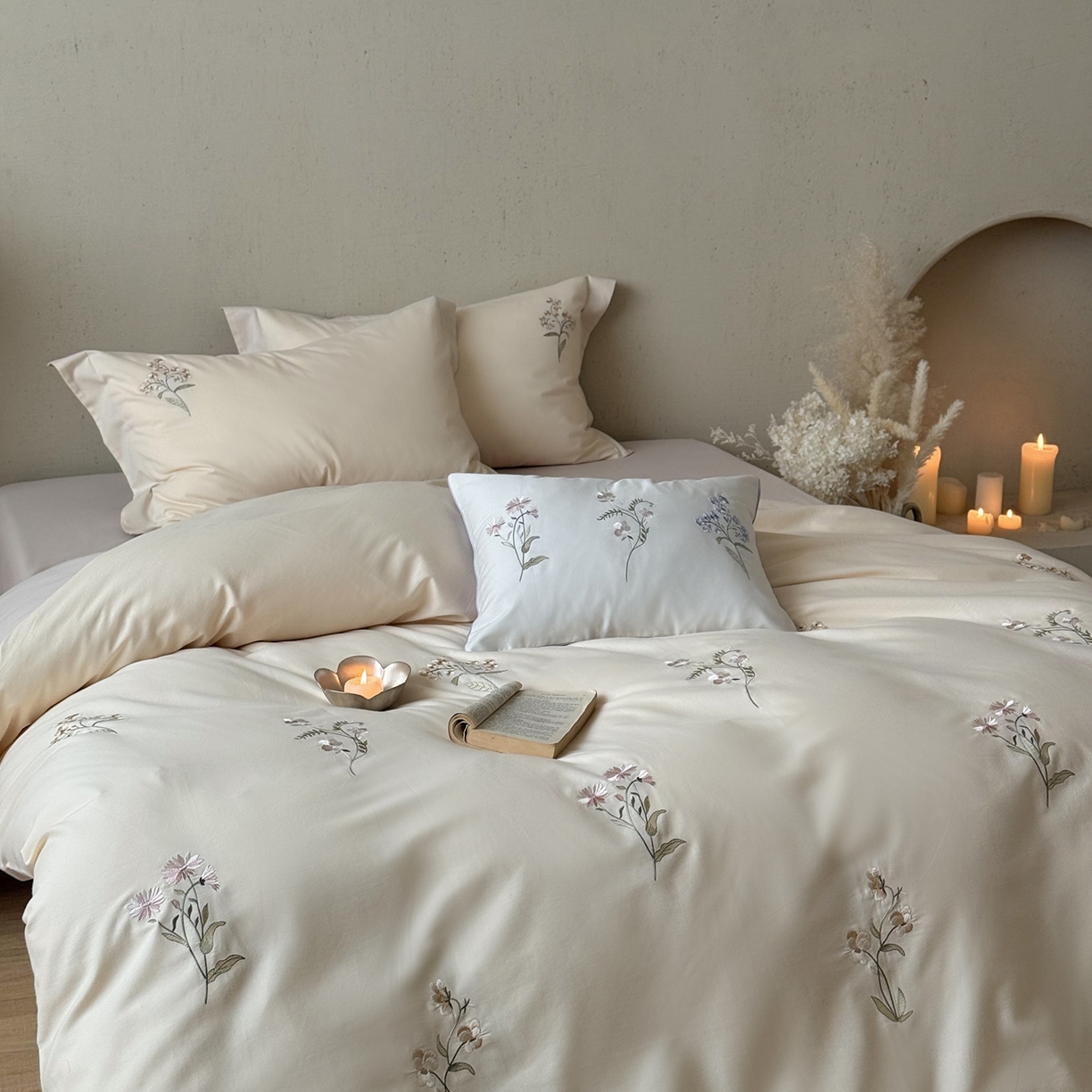 91家纺网 家纺一手货源 找家纺 佳汐蓝家纺 2025秋冬新款磨毛四件套系列 芙莉雅