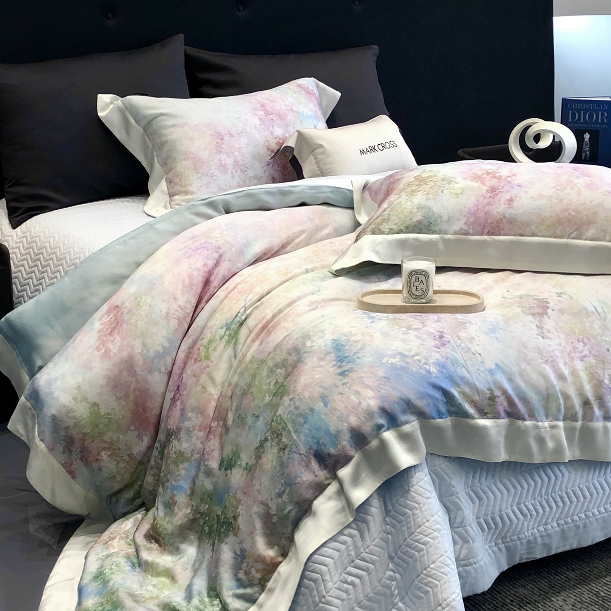 91家纺网 家纺一手货源 找家纺 （总）佳汐蓝家纺 2025新款奶基米磨毛四件套系列