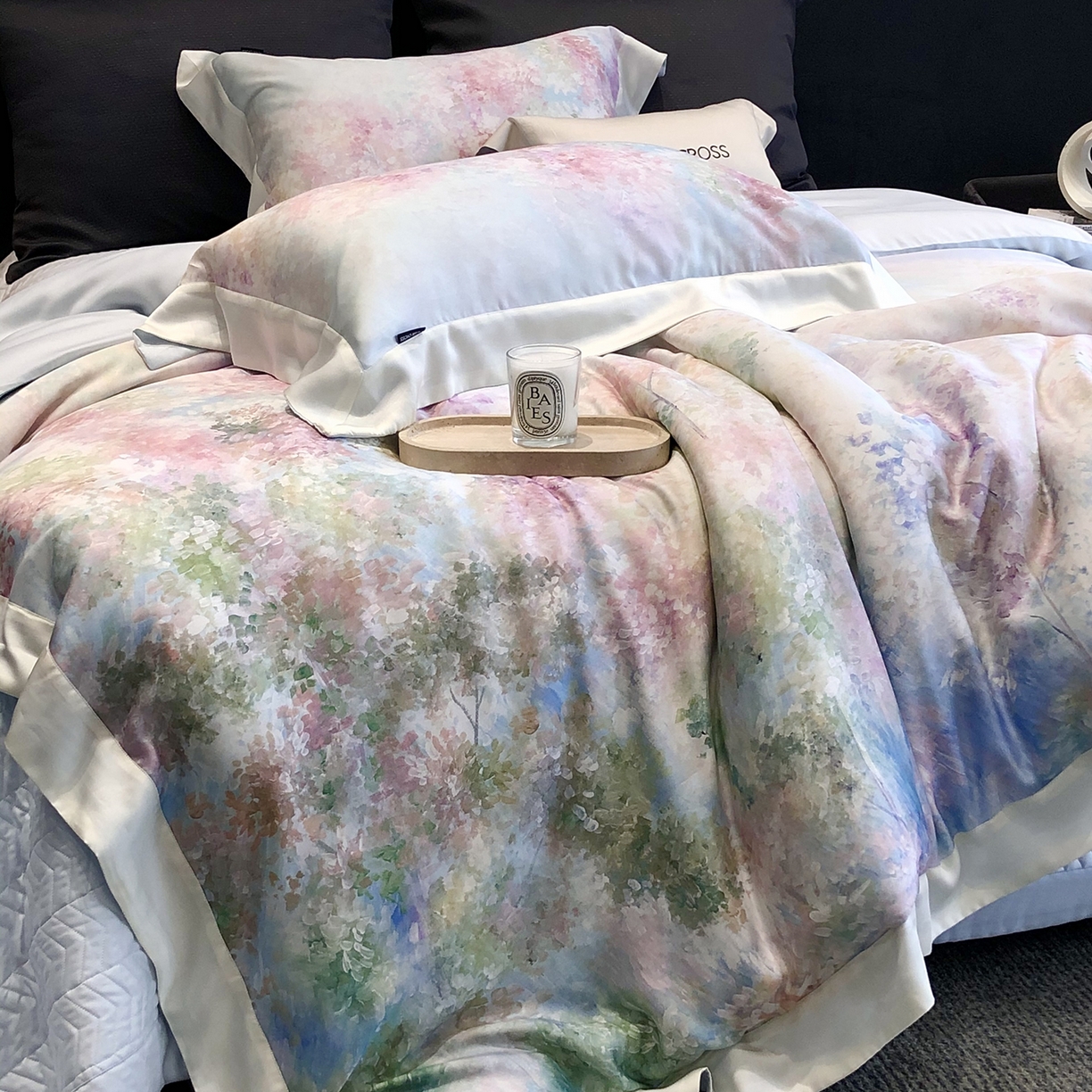 91家纺网 家纺一手货源 找家纺 （总）佳汐蓝家纺 2025新款奶基米磨毛四件套系列