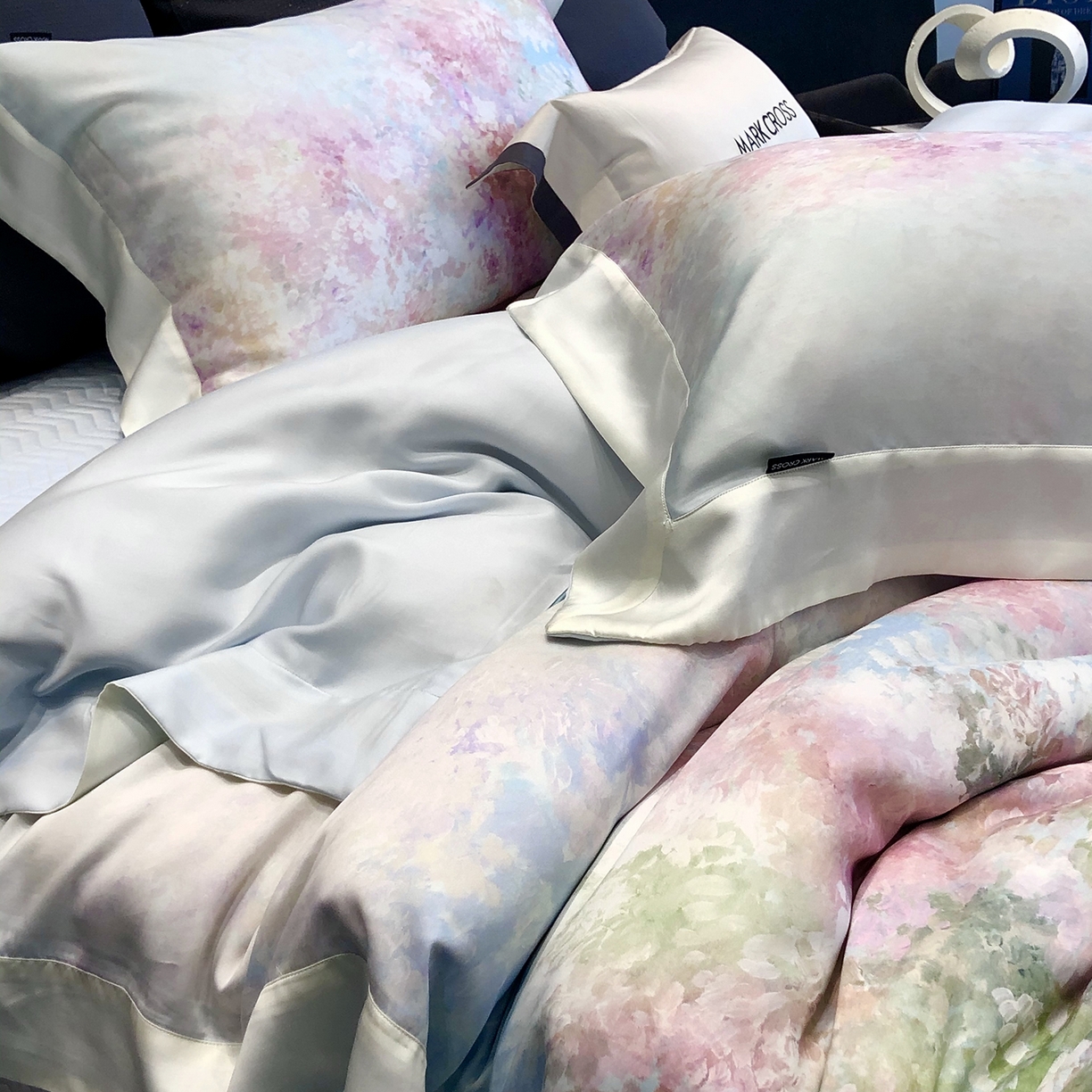 91家纺网 家纺一手货源 找家纺 （总）佳汐蓝家纺 2025新款奶基米磨毛四件套系列