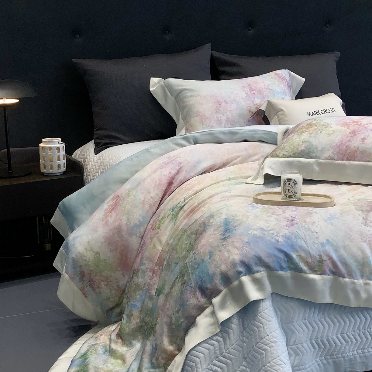 91家纺网 家纺一手货源 找家纺 （总）佳汐蓝家纺 2025新款奶基米磨毛四件套系列