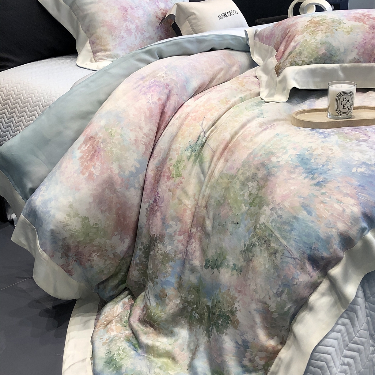 91家纺网 家纺一手货源 找家纺 （总）佳汐蓝家纺 2025新款奶基米磨毛四件套系列