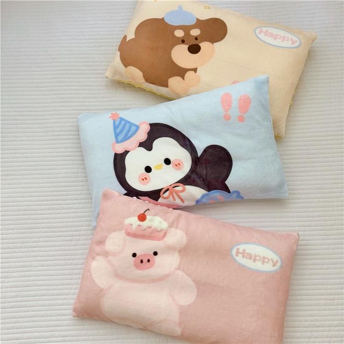 91家纺网 家纺一手货源 找家纺 萌宝家纺 2025新款儿童牛奶绒豆豆单品枕套 组合图仅供参考不可下单