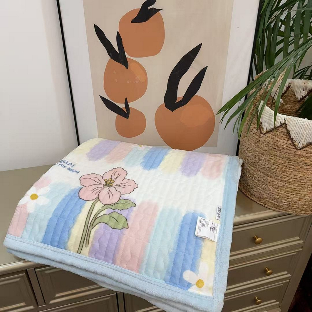 （总）床盖工厂店 2025新款高克重牛奶绒床盖