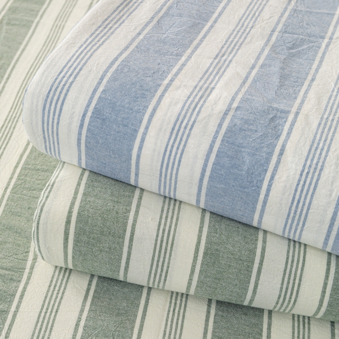 91家纺网 家纺一手货源 找家纺 润肤居 2025新款色织水洗棉系列被套单件被套单品单被套 组合图仅供展示不可下单