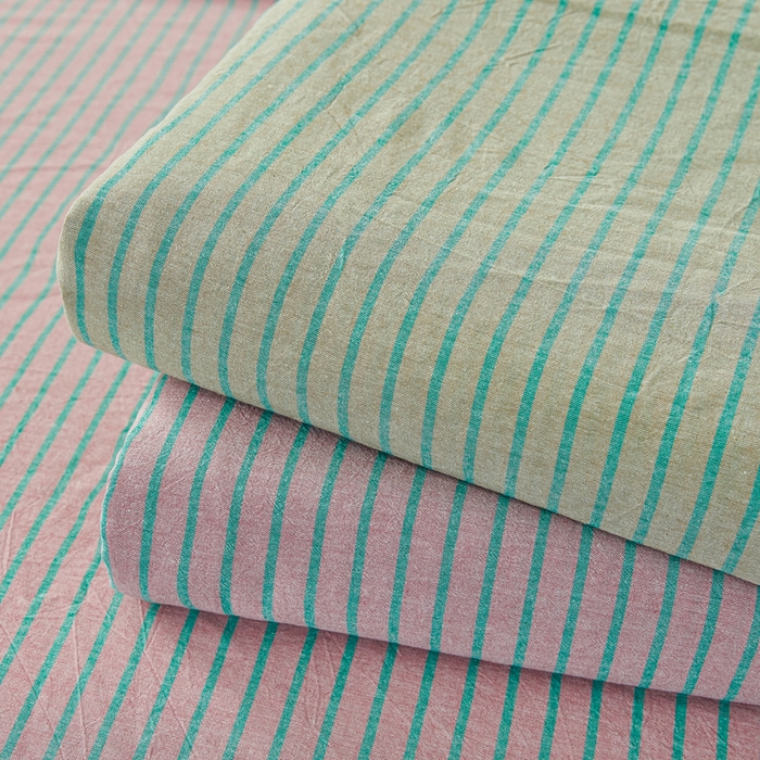 91家纺网 家纺一手货源 找家纺 润肤居 2025新款色织水洗棉系列被套单件被套单品单被套 组合图仅供展示不可下单