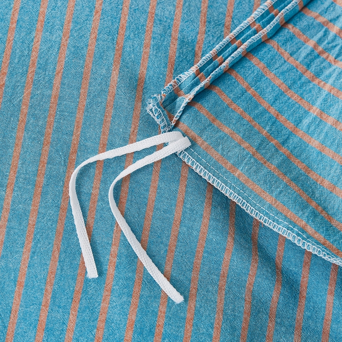 91家纺网 家纺一手货源 找家纺 九沐良品 2025新款全棉色织水洗棉四件套 维克多兰