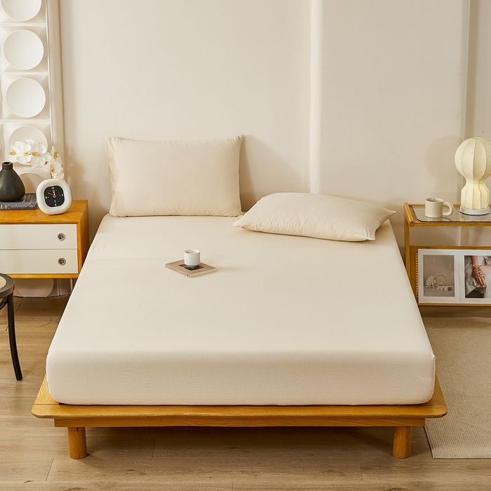 91家纺网 家纺一手货源 找家纺 （总）润肤居 2025新款全棉色织水洗棉系列四件套