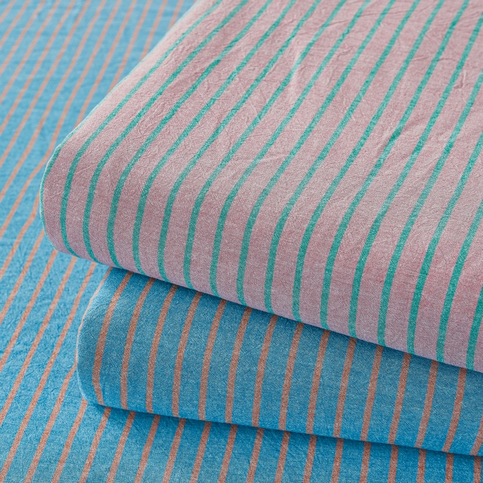 91家纺网 家纺一手货源 找家纺 润肤居 2025新款全棉色织水洗棉系列四件套 组合图仅供展示不可下单