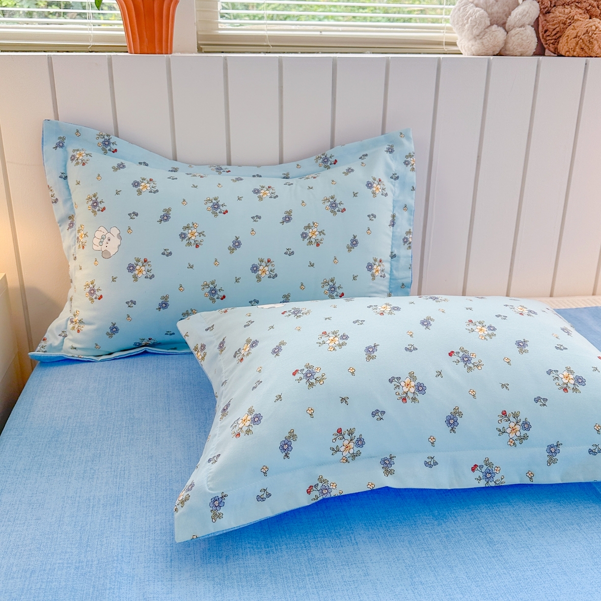 91家纺网 家纺一手货源 找家纺 简冠家纺 2025新款印花植物羊绒磨毛四件套 嘟嘟宝贝