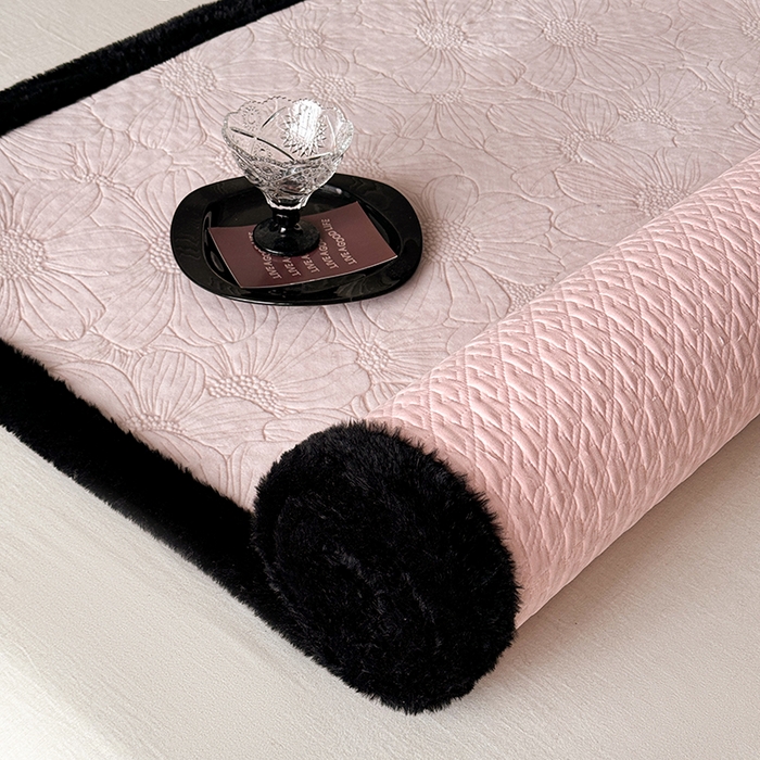 91家纺网 家纺一手货源 找家纺 （总）卡罗兰 2025新款加绒加厚牛奶绒床盖