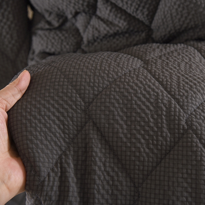 91家纺网 家纺一手货源 找家纺 （总）洛兰沙家居馆 2025新款只代发新款防风防水梭织夹棉睡衣男冬季三层加厚保暖轻盈不臃肿冬天抗风抗