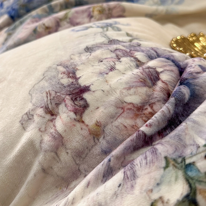 91家纺网 家纺一手货源 找家纺 （总）至爱今生 2025新款色织提花四件套-晚澄