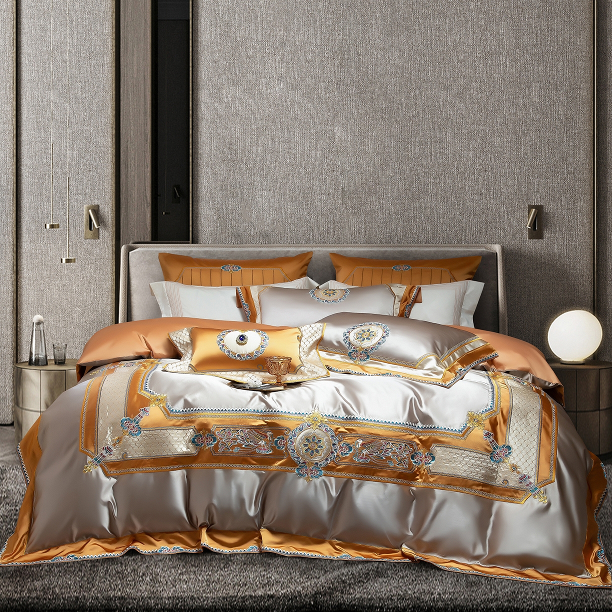 （总）至爱今生 2025新款色织提花四件套-盛世