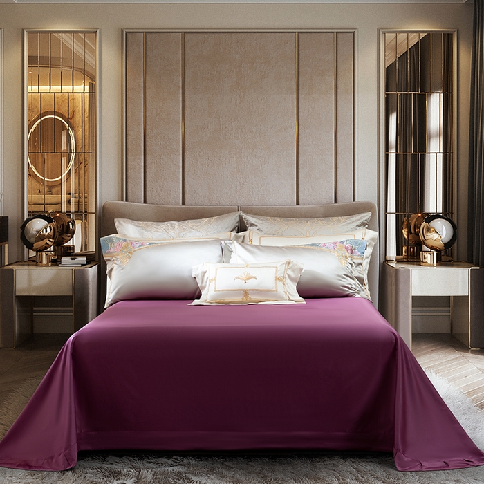 91家纺网 家纺一手货源 找家纺 （总）至爱今生 2025新款色织提花四件套-如花似锦