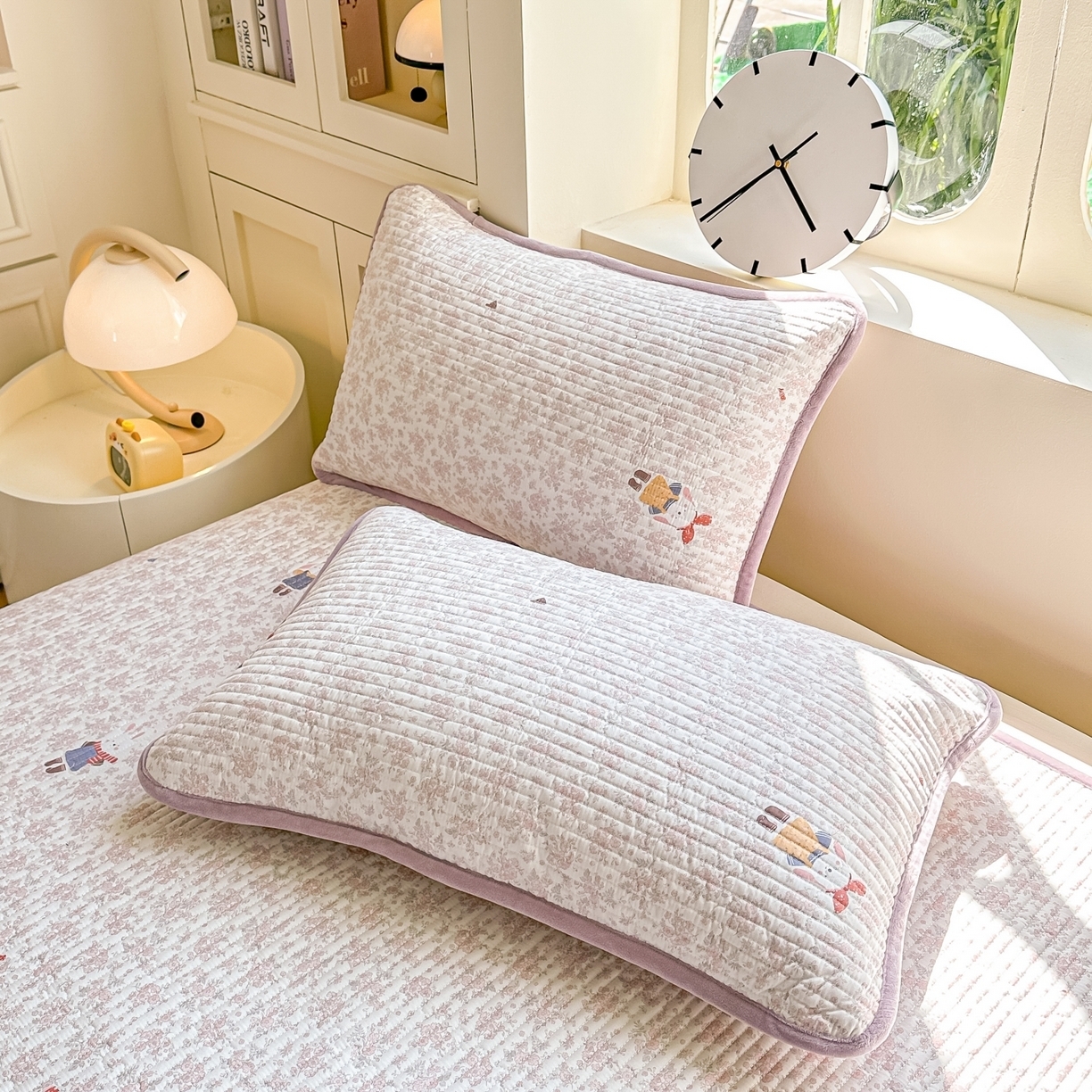 91家纺网 家纺一手货源 找家纺 （总）橘夏家纺 2025新款A全棉B宝宝绒版双面多功能夹棉加厚床盖炕盖三件套学生婴儿床垫盖毯褥子四季通用（含买家秀）