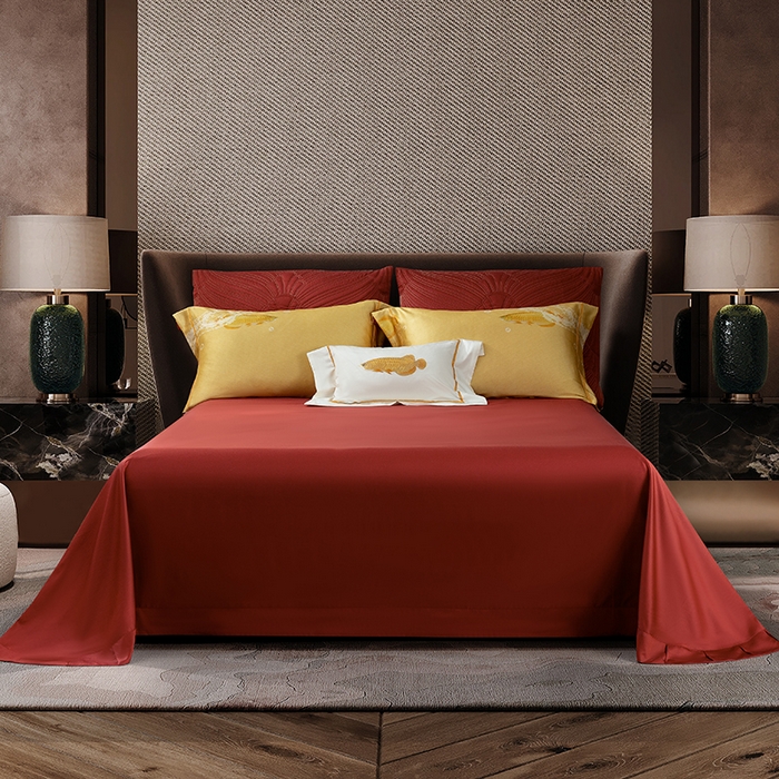 91家纺网 家纺一手货源 找家纺 （总）至爱今生 2025新款色织提花四件套-金玉满堂