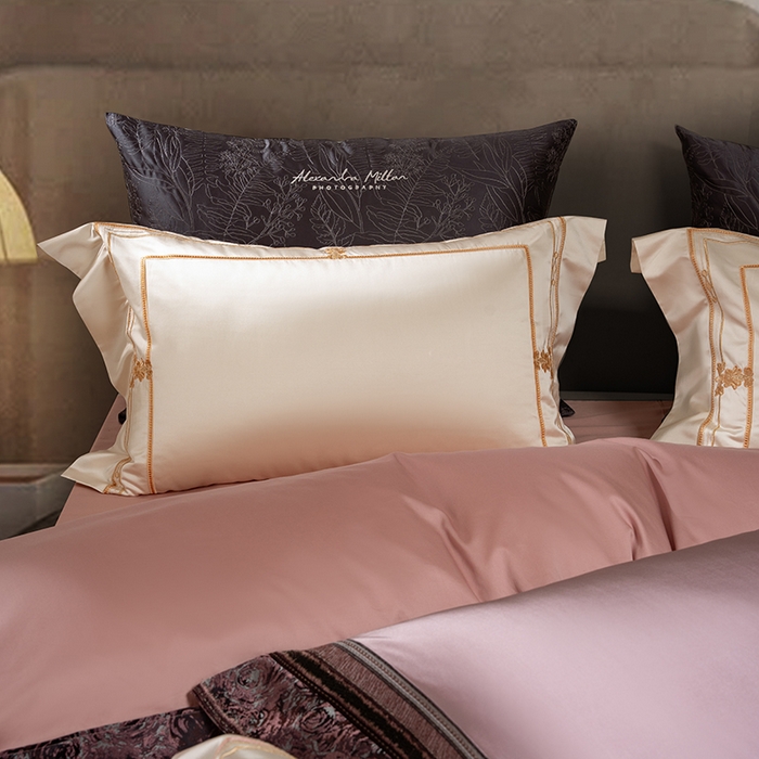 91家纺网 家纺一手货源 找家纺 （总）至爱今生 2025新款色织提花四件套-爱尔兰城堡