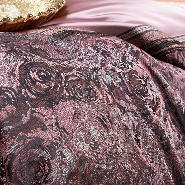 91家纺网 家纺一手货源 找家纺 （总）至爱今生 2025新款色织提花四件套-爱尔兰城堡