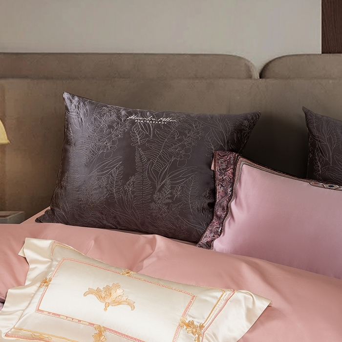 91家纺网 家纺一手货源 找家纺 （总）至爱今生 2025新款色织提花四件套-爱尔兰城堡