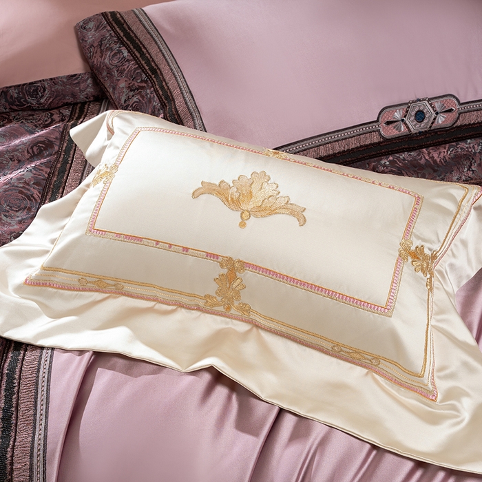 91家纺网 家纺一手货源 找家纺 （总）至爱今生 2025新款色织提花四件套-爱尔兰城堡