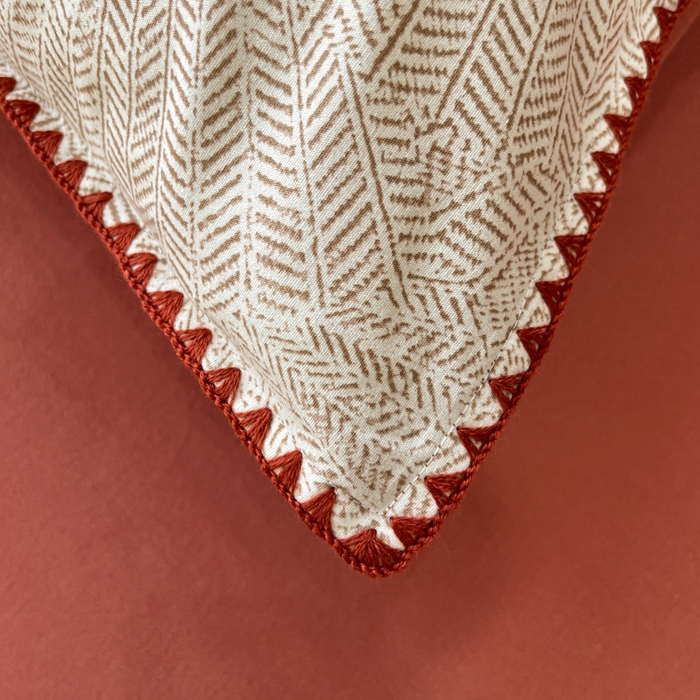 91家纺网 家纺一手货源 找家纺 棉生活家纺 2025新款简约北欧风全棉纯棉磨毛贝壳边四件套 枫情