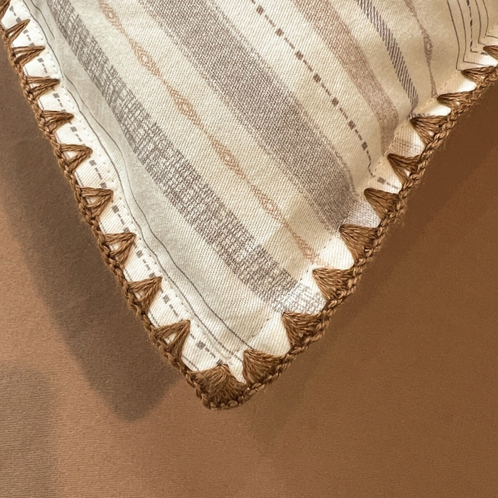 91家纺网 家纺一手货源 找家纺 棉生活家纺 2025新款简约北欧风全棉纯棉磨毛贝壳边四件套 可可小姐