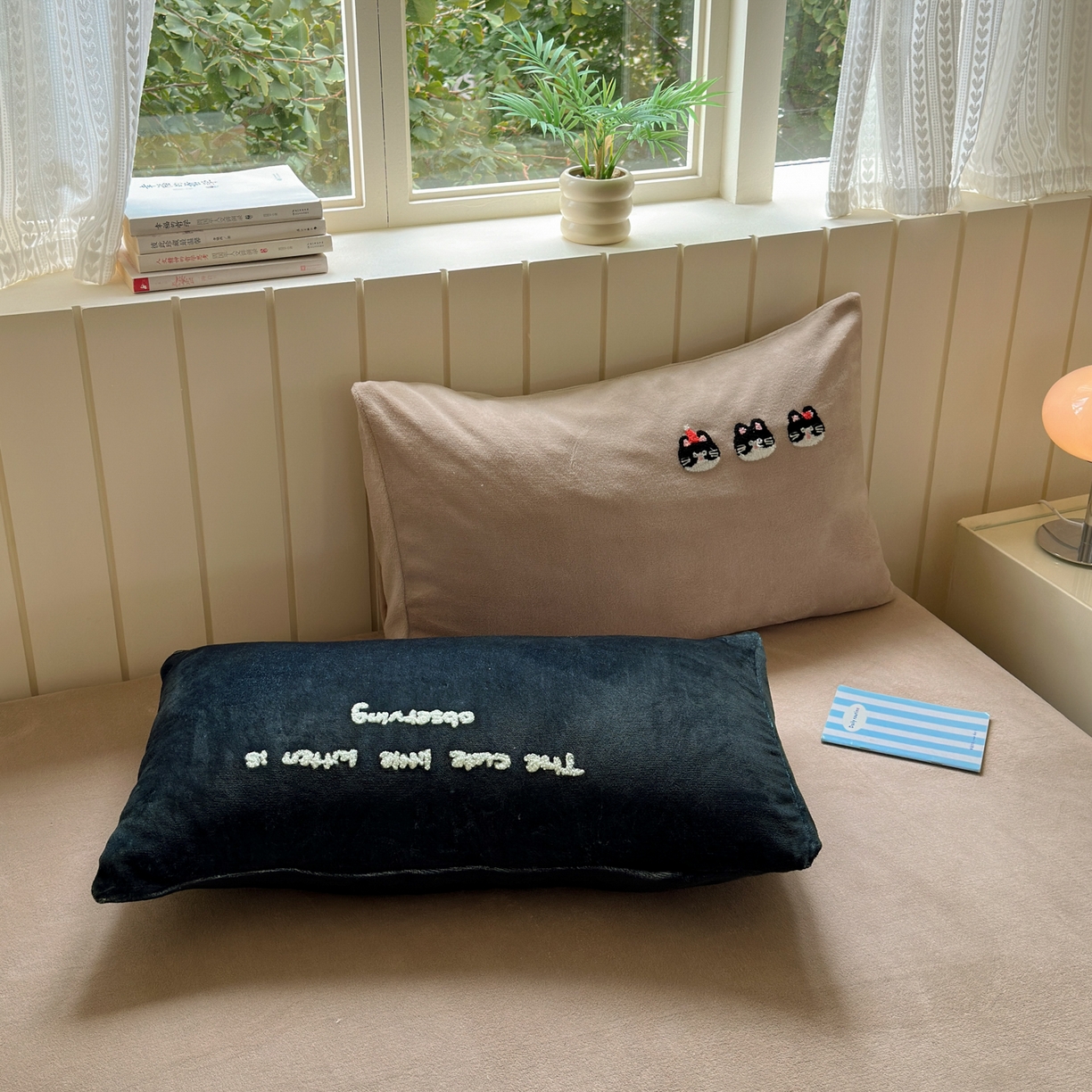 91家纺网 家纺一手货源 找家纺 一霖家纺 2025新款小清新牛奶绒毛巾绣四件套-第二波 大脸猫猫绒