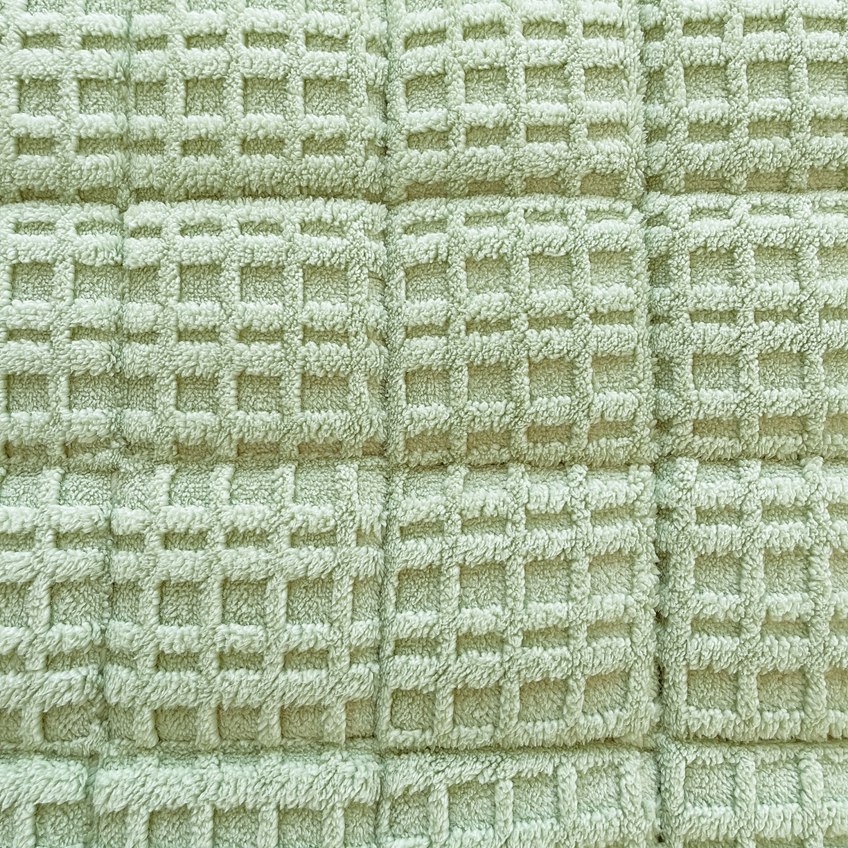 91家纺网 家纺一手货源 找家纺 予梦家纺 2025新款加厚塔芙绒床垫床褥床护垫（带卖点图和买家秀） 华夫格 果绿