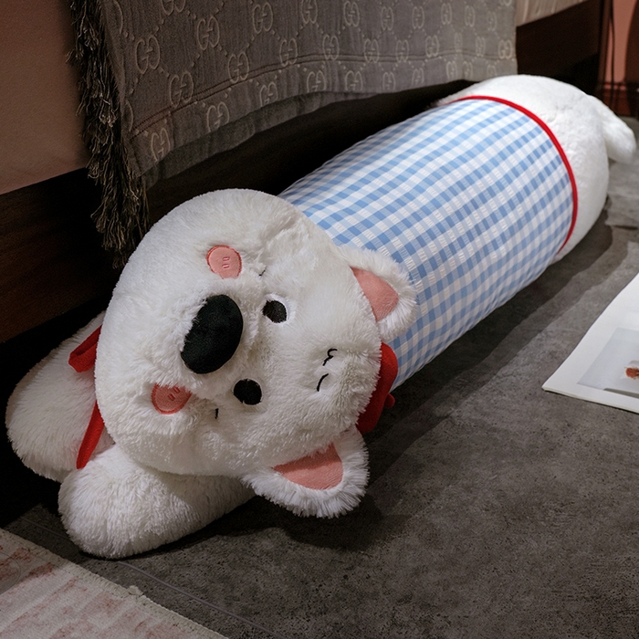 91家纺网 家纺一手货源 找家纺 （总）仟亿莱 2025新款萌萌西高地长条睡觉抱枕