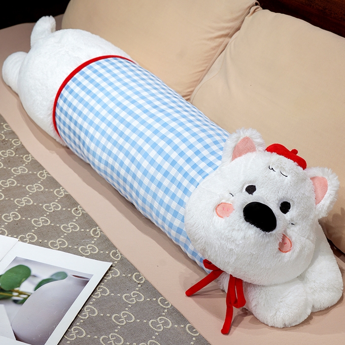 91家纺网 家纺一手货源 找家纺 （总）仟亿莱 2025新款萌萌西高地长条睡觉抱枕