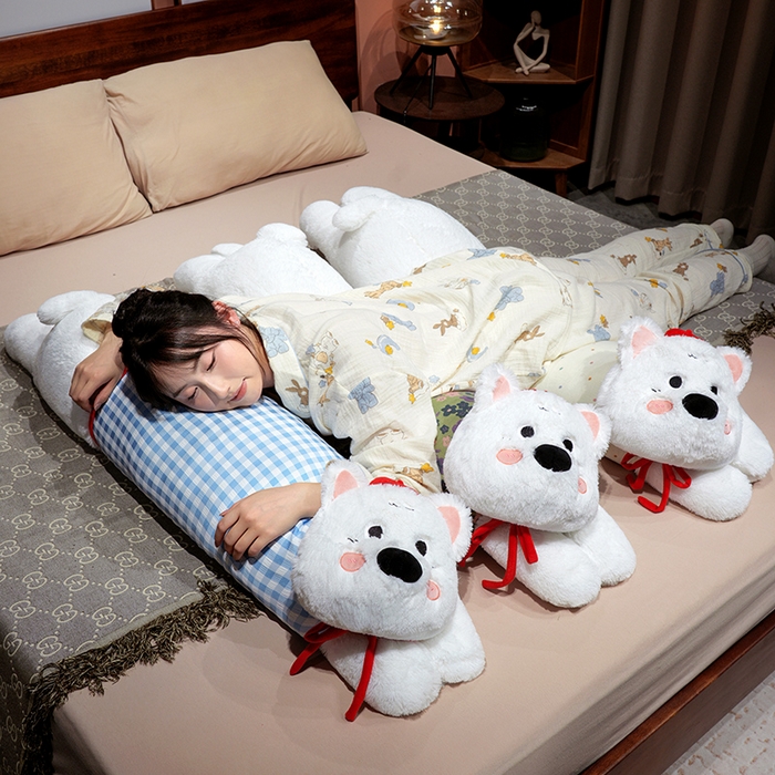 91家纺网 家纺一手货源 找家纺 （总）仟亿莱 2025新款萌萌西高地长条睡觉抱枕