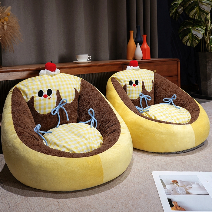 91家纺网 家纺一手货源 找家纺 （总）仟亿莱 2025新款大眼布丁半包围蒲团坐垫