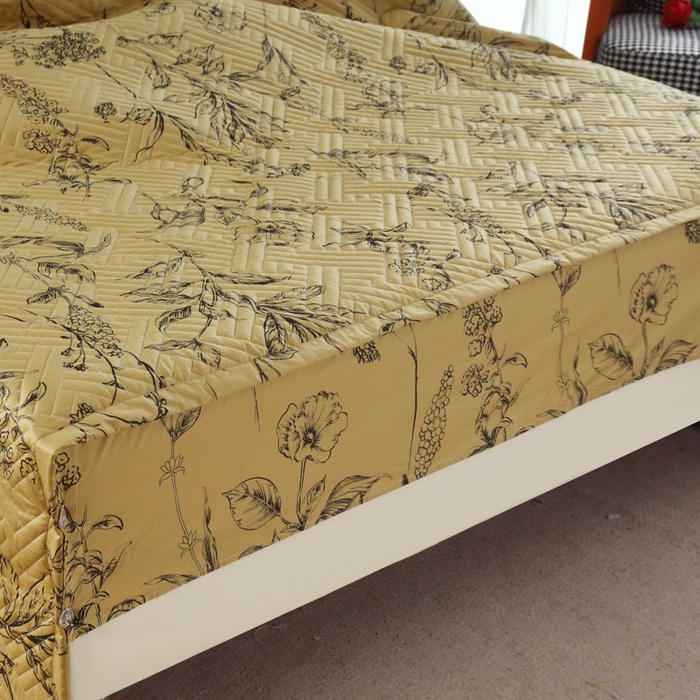 91家纺网 家纺一手货源 找家纺 （总）OL家纺 2025新款13376全棉印花床盖四件套